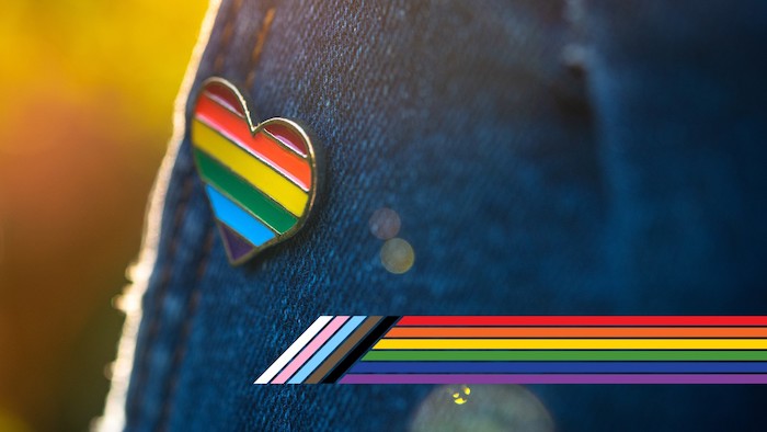 rainbow pin