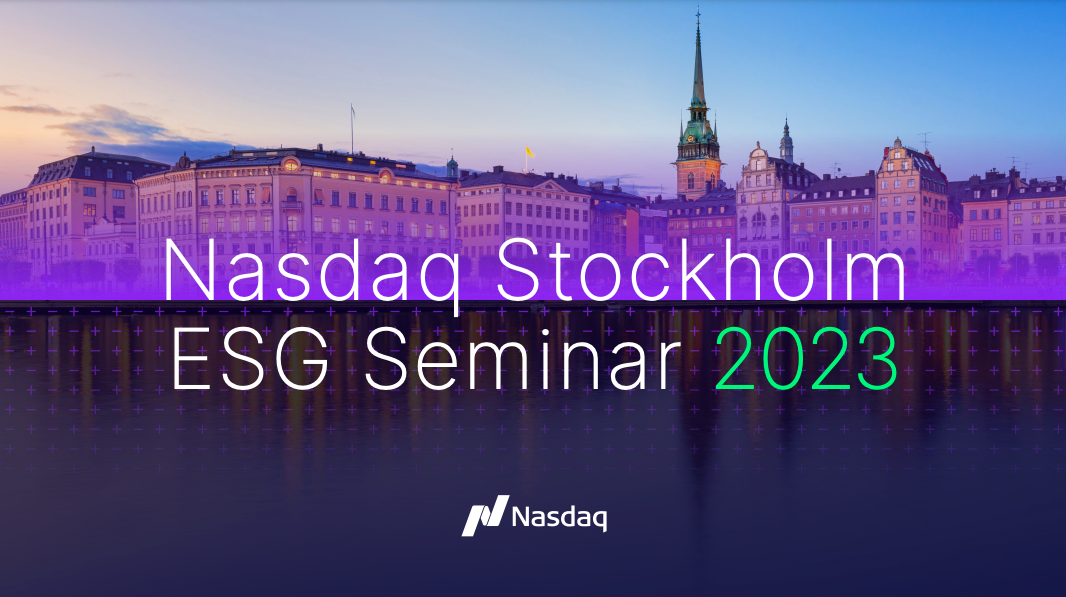 Nasdaq ESG Seminar 2023