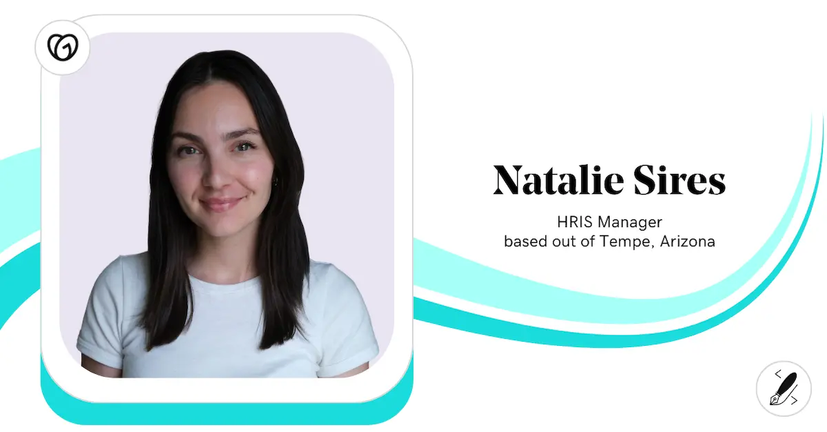 Natalie Sires, HRIS Manager, GoDaddy.