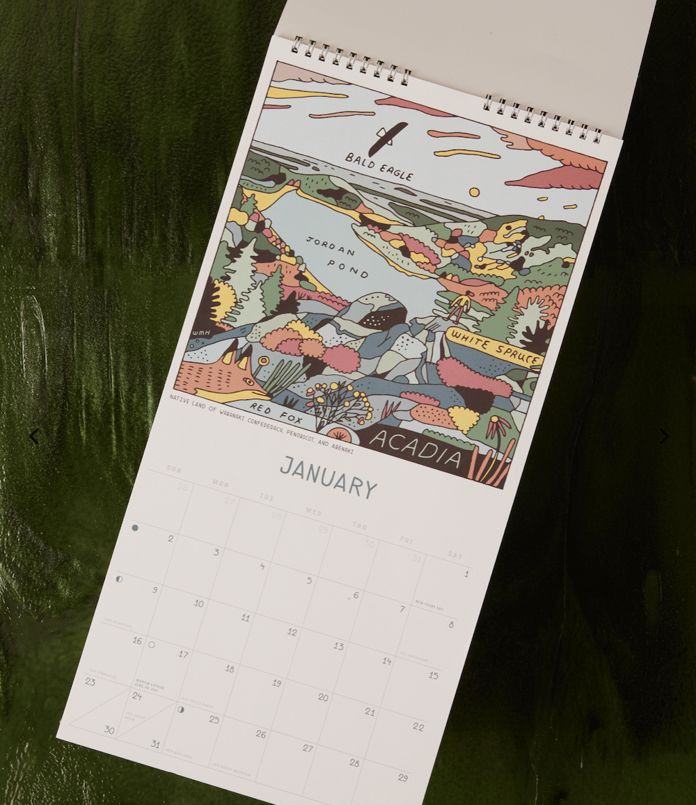 National Parks Wall Calendar - Sustainable Gift