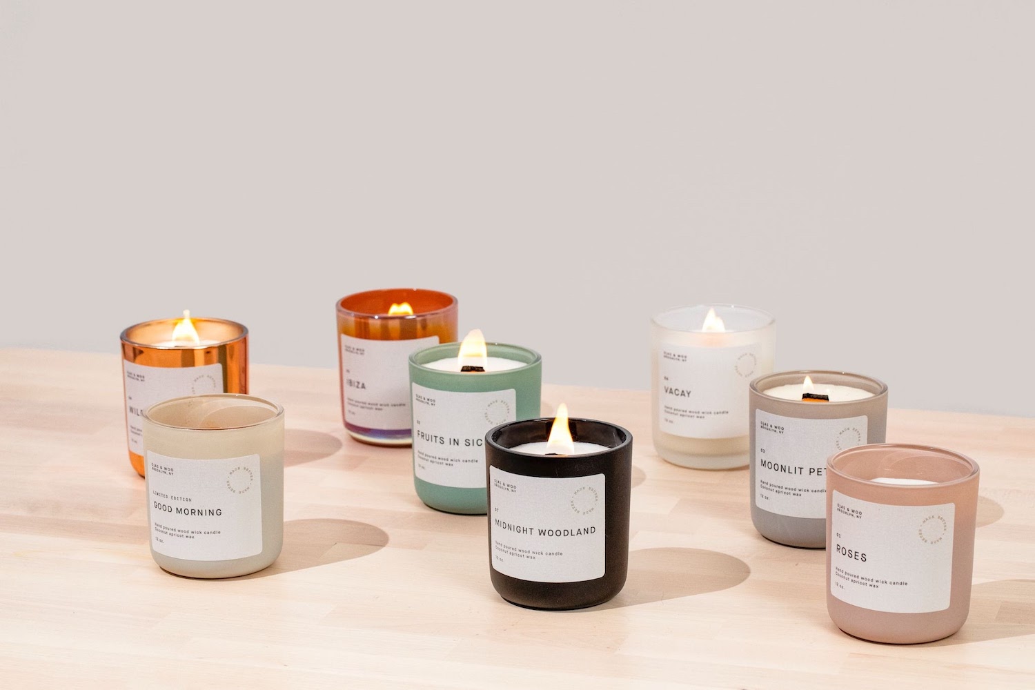 Ojas and Woo Candles are vegan and eco-friendly - a sustainable holiday gift