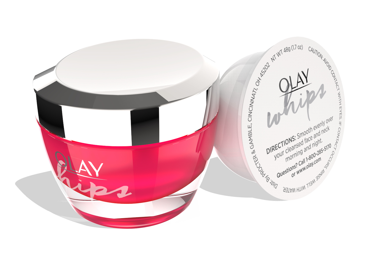 Olay skincare refillable packaging