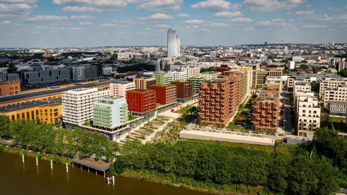 View of the Olympic Village Paris 2024 