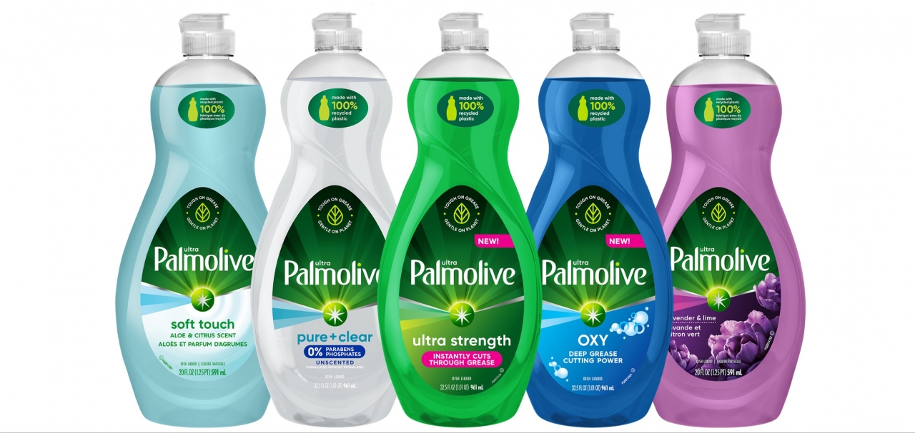 Five bottles of Palmolive Ultra 