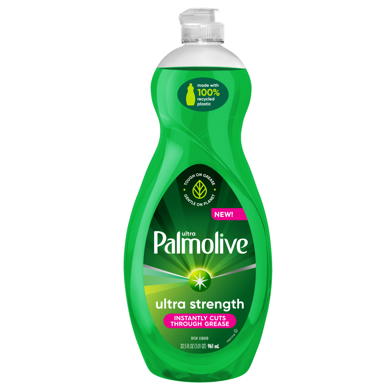 Bottle of green Palmolive Ultra Soap