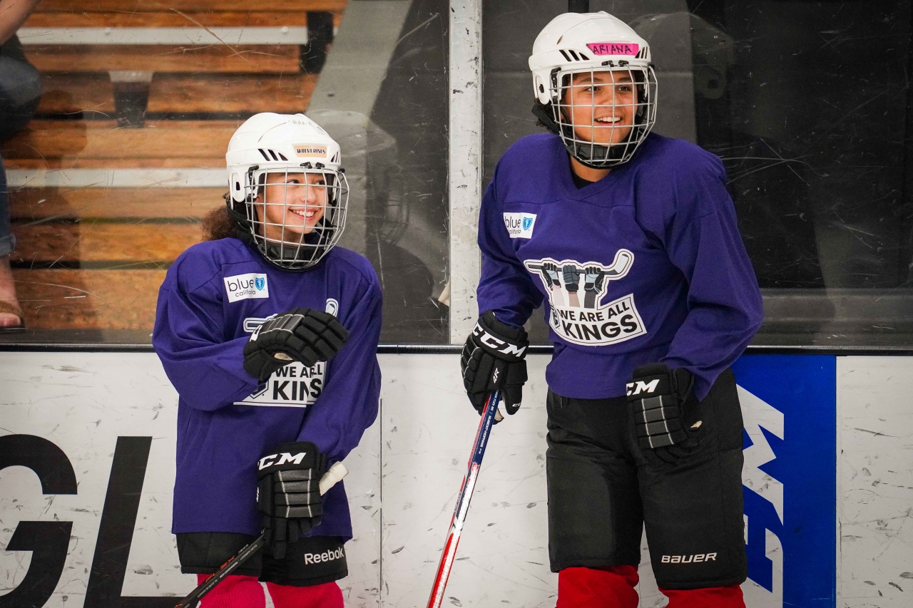 AEG’s LA Kings host the club’s first week-long “We Are All Kings Camp” to introduce new players to the game of hockey at the Toyota Sports Performance Center in El Segundo on August 2-7, 2021.