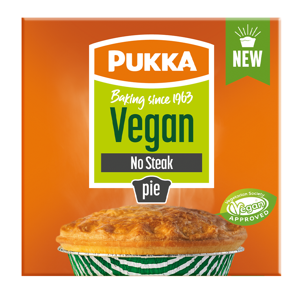 Pukka No Steak pie - new plant-based foods for 2024