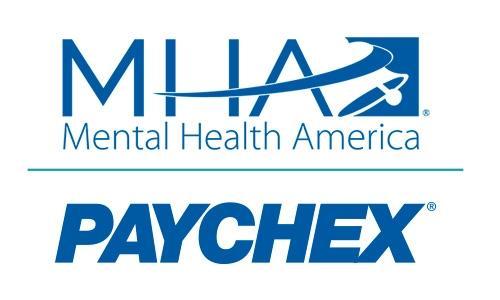 Mental Health America and Paychex logos