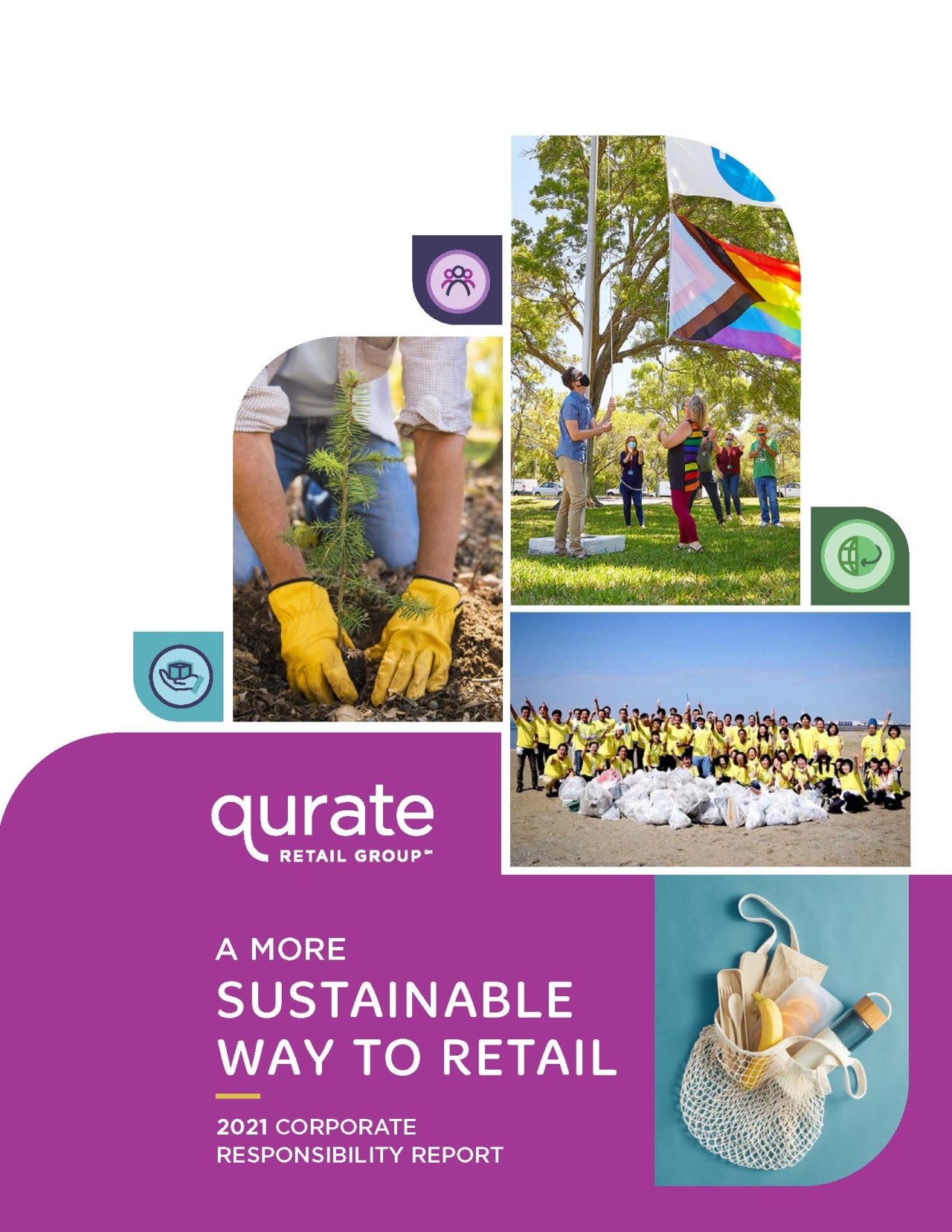 Qurate Retail Group's Annual Corporate Responsibility Report cover