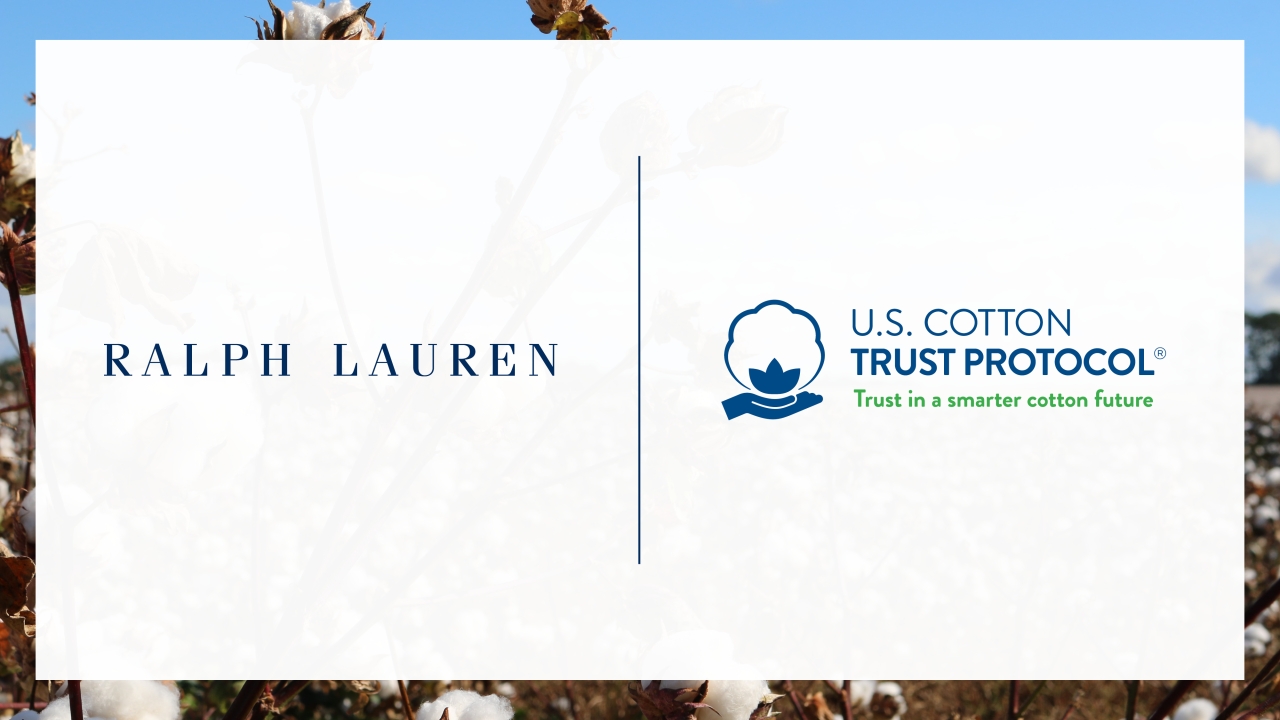 Ralph Lauren and US Cotten Trust Protocol logos