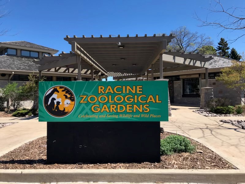 Racine Zoological Gardens front entrance