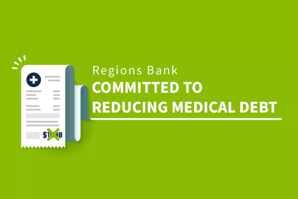 CSRWire Regions Bank Committed to Reducing Medical Debt