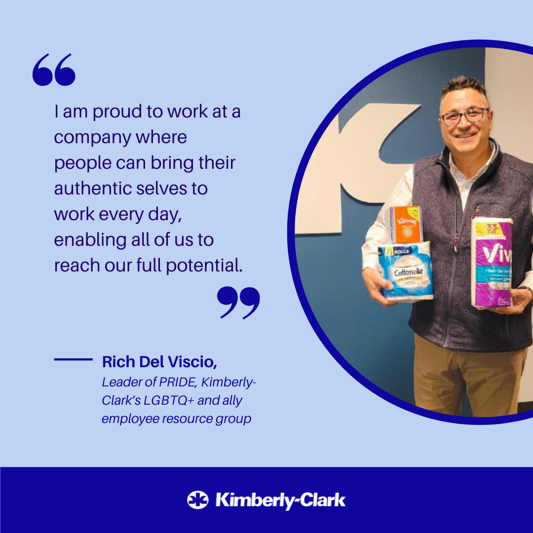 Rich Del Viscio, Kimberly-Clark employee