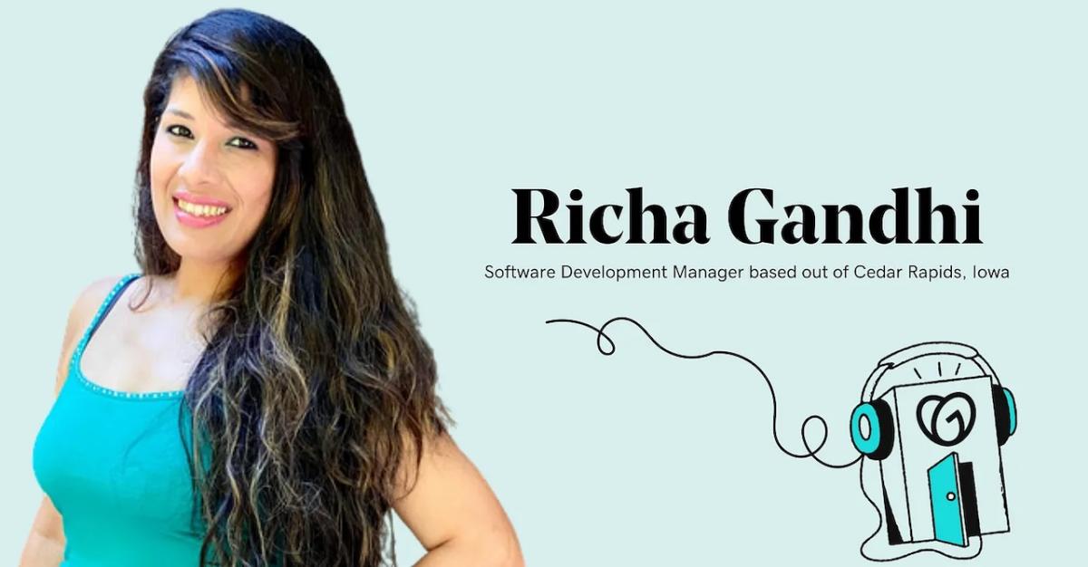 Richa Gandhi, Software developer for GoDaddy.