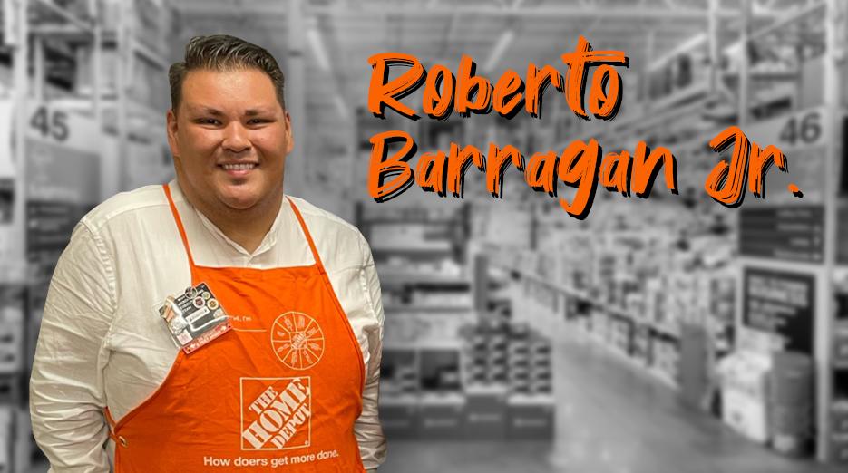 Roberto Barragan Jr. from The Home Depot.
