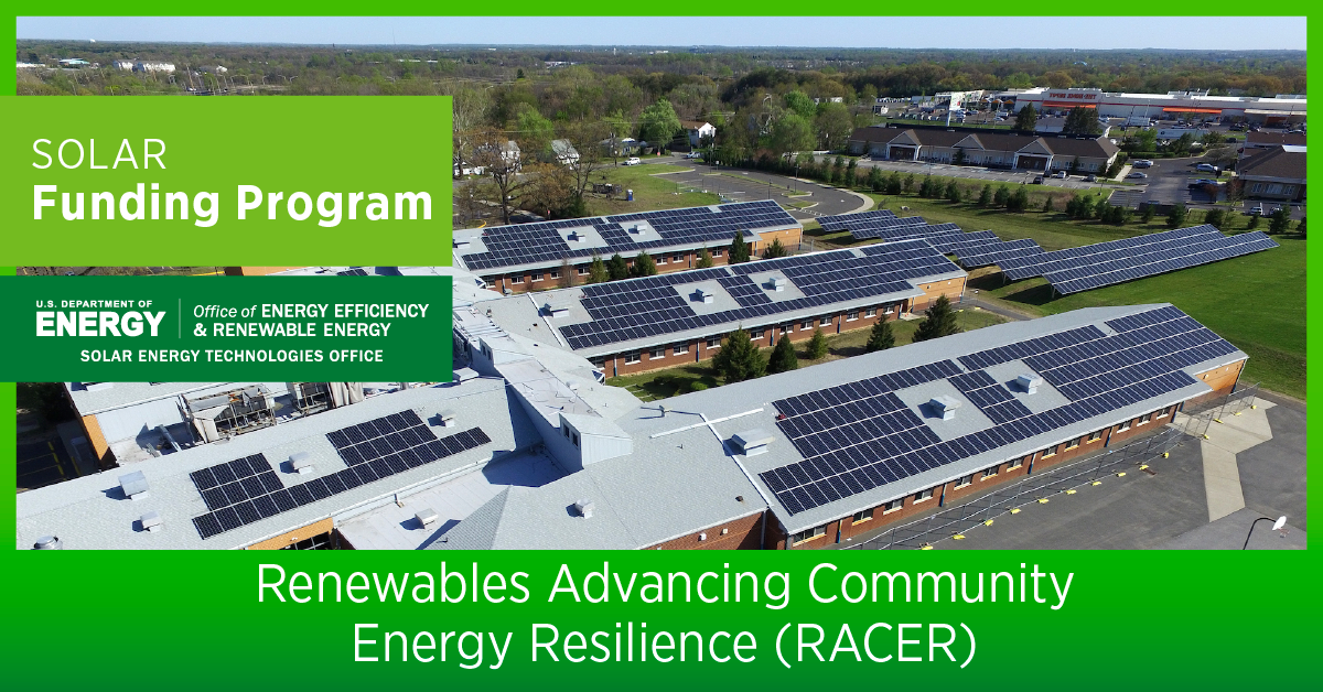 Renewables Advancing Community Energy Resilience (RACER) Program