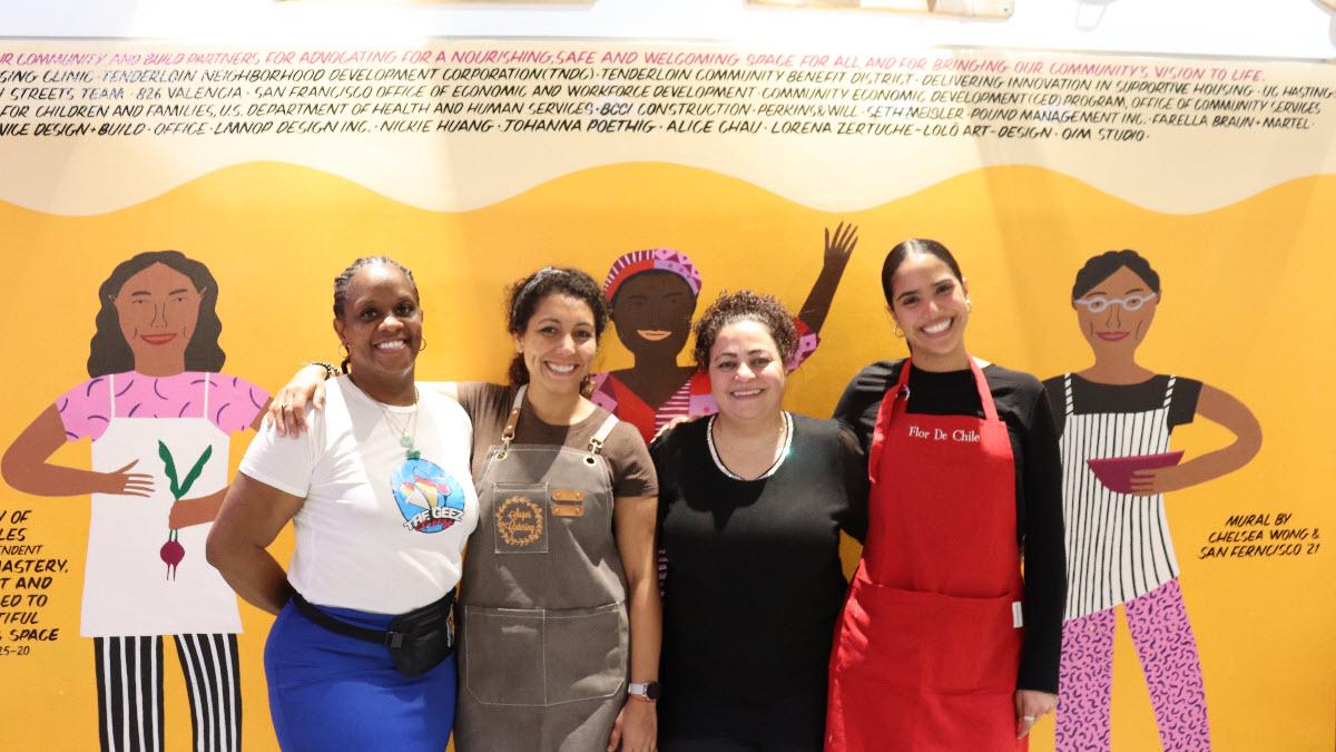 The latest cohort of food entrepreneurs receiving support from La Cocina to launch their food business.
