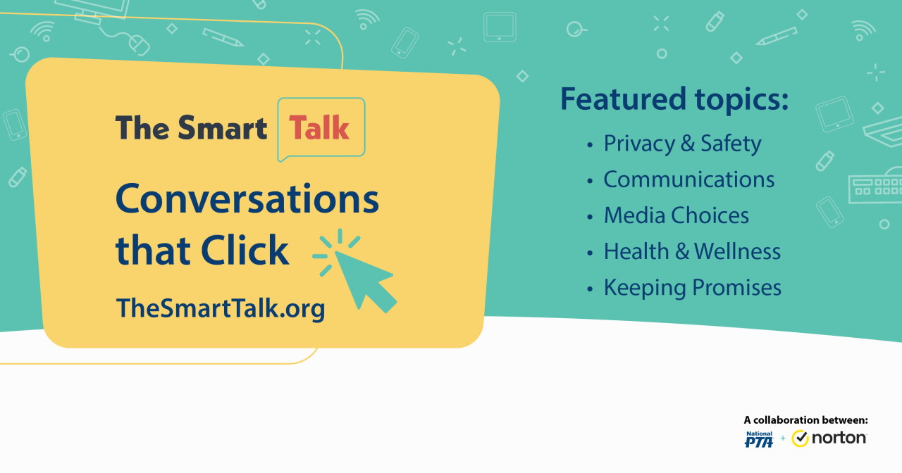 Graphic detailing The Smart Talk's featured topics