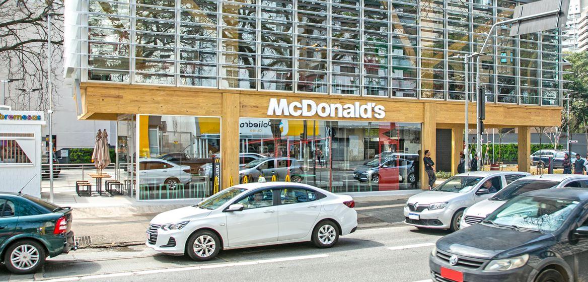 Exterior of the Sao Paulo McDonalds