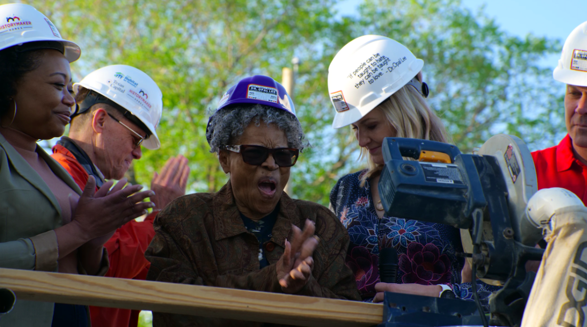 Texas Capital, Trinity Habitat for Humanity and HistoryMaker Homes have joined forces to rebuild the home of Dr. Opal Lee