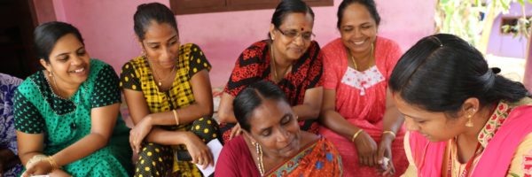 Group of women sitting together