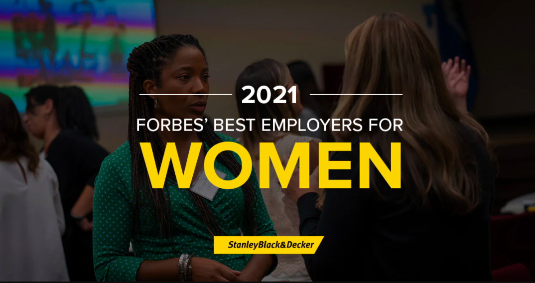 2021 Forbes' Best Employers for Women Banner