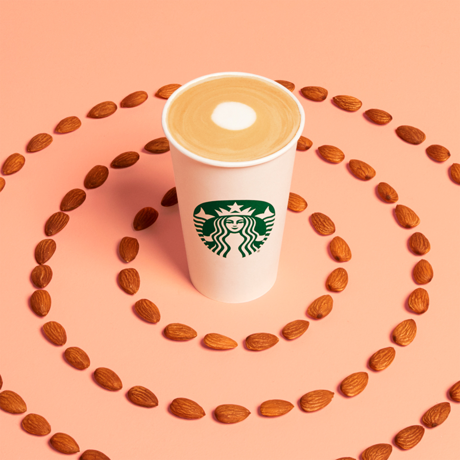 new plant-based foods Starbucks vegan flat white