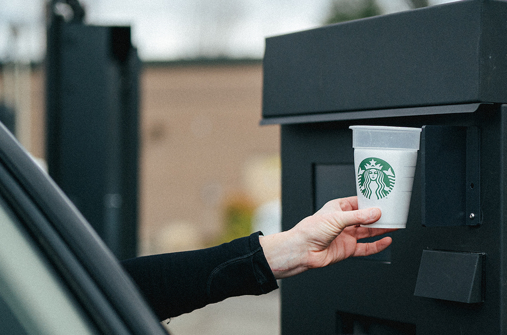Starbucks Borrow a Cup - circular economy solutions