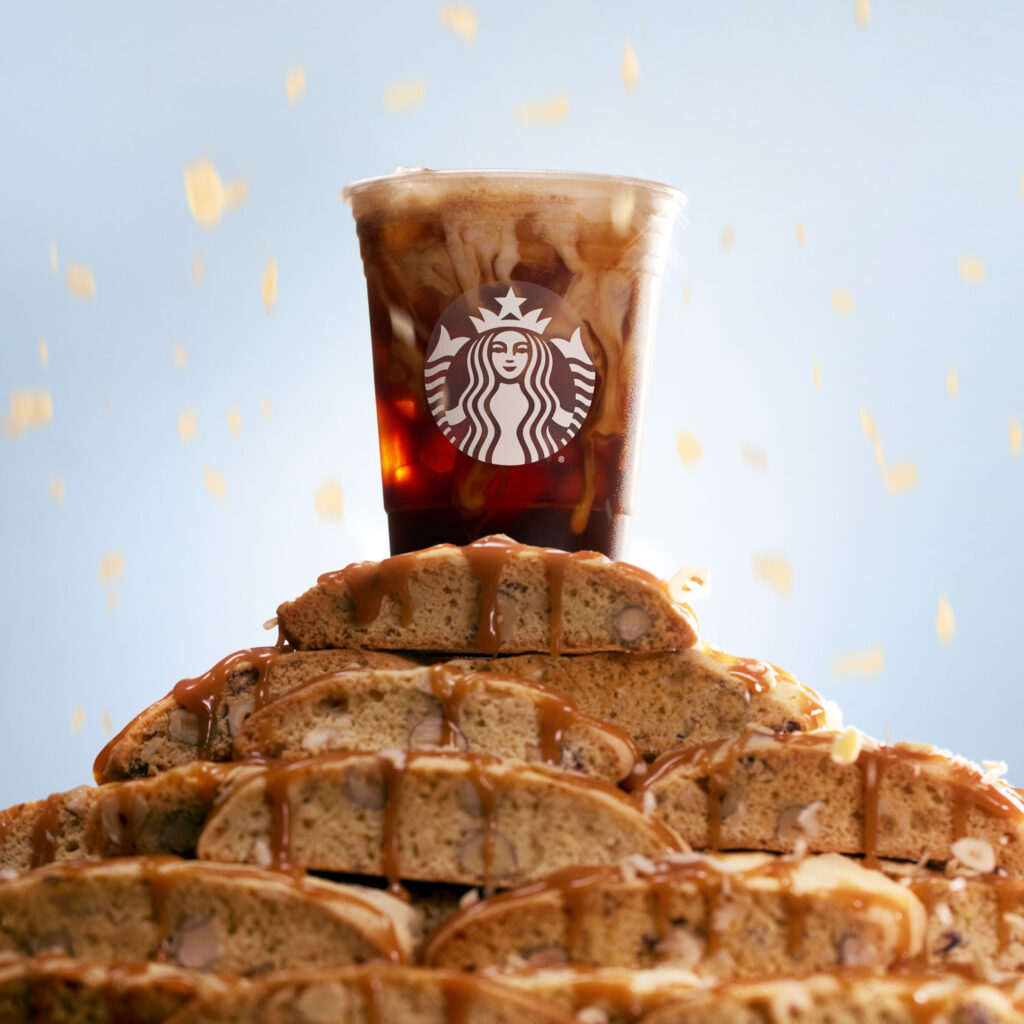 Starbucks Iced Hazelnut Oatmilk Shaken Espresso - new plant-based foods for 2023