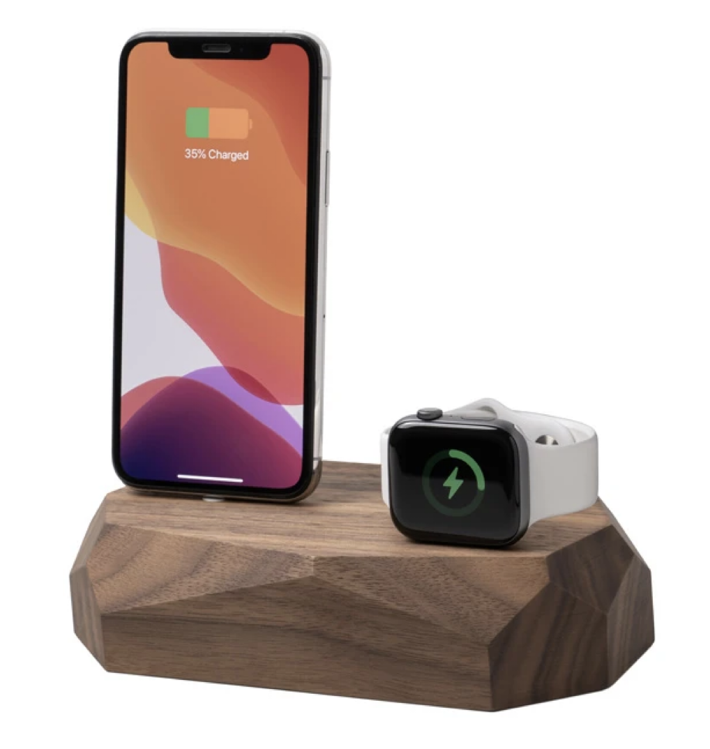 Sustainable Wooden iPhone Charging Dock - Sustainable Gifts