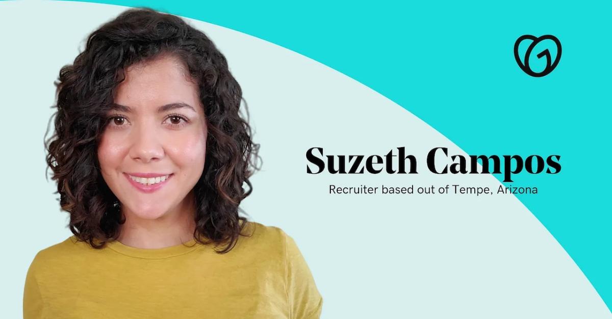 Photo of Suzeth Campos; GoDaddy recruiter.