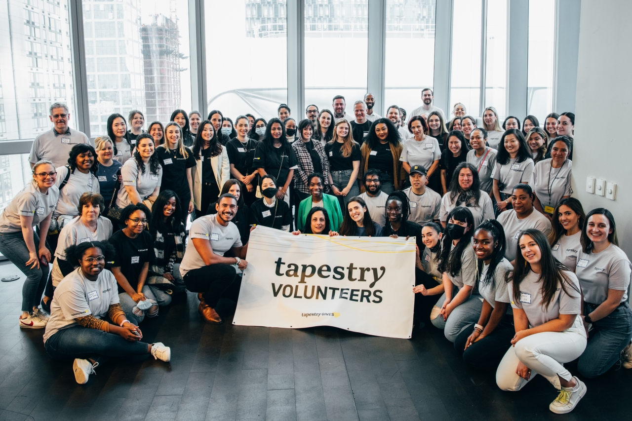 CSRWire - Tapestry Achieves 2025 Goal of 100,000 Volunteer Hours Two-and-a-Half Years Early