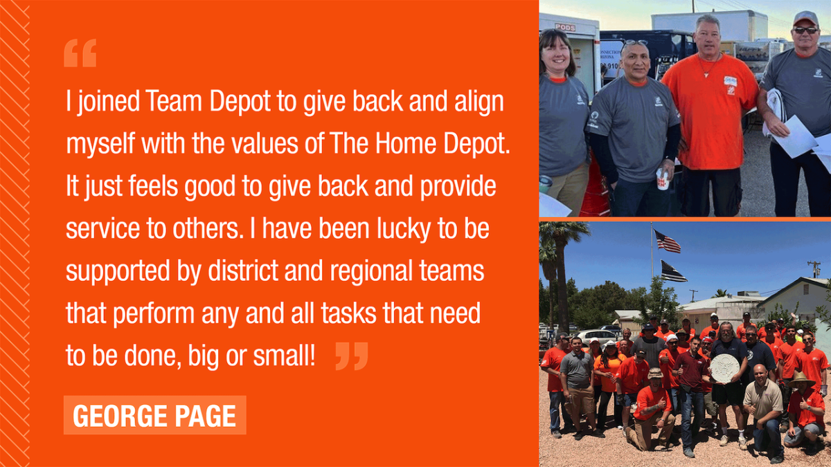 CSRWire - Celebrating National Volunteer Week: Four Team Depot Captains on  Giving Back to Communities