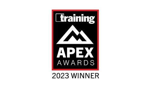 Seal for "training APEX AWARDS 2023 WINNER"