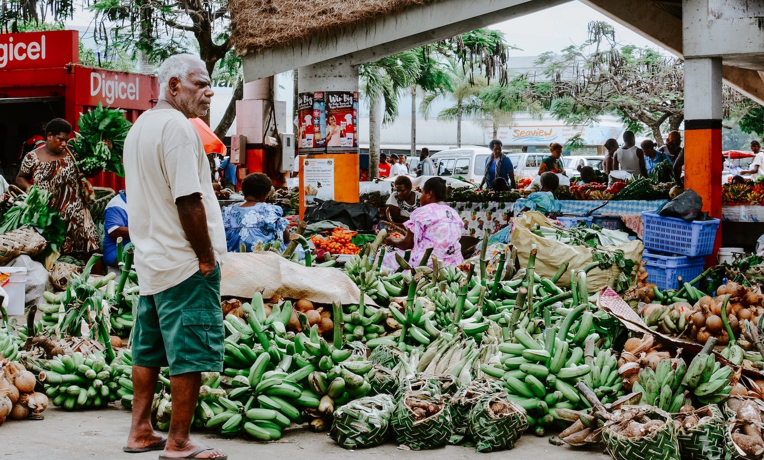 Vanuatu outdoor market