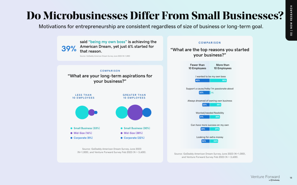 Do microbusinesses differ from small businesses?