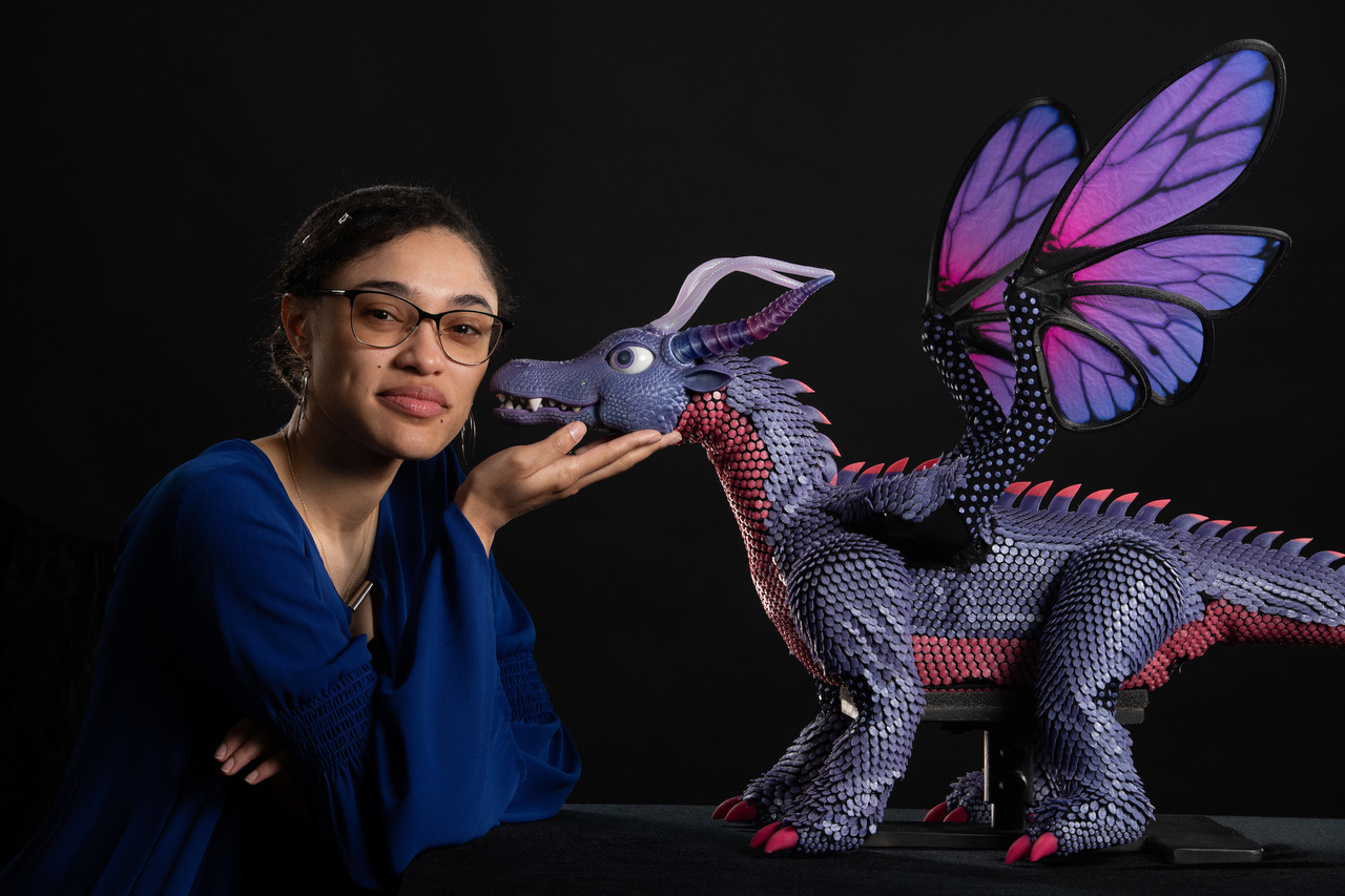 Photo of Victoria and Belle's Dragon 