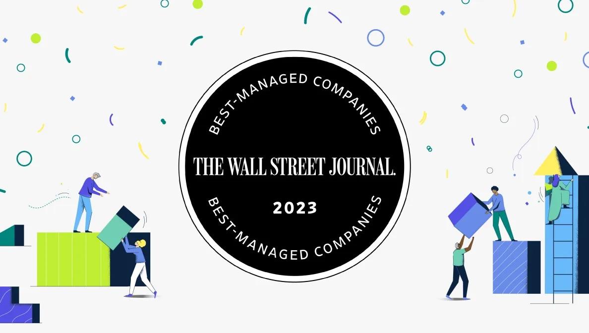 The Wall Street Journal 2023 best-managed companies logo