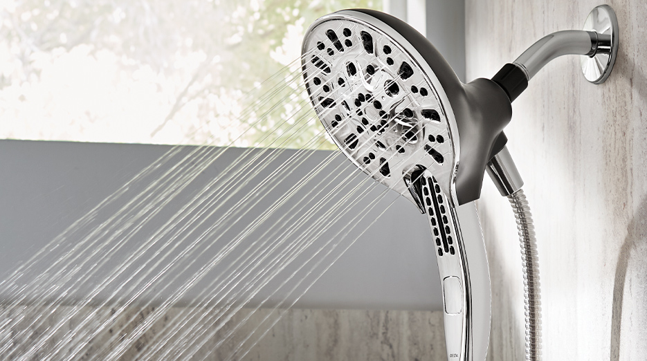 WaterSense and The Home Depot: Shower head shown.