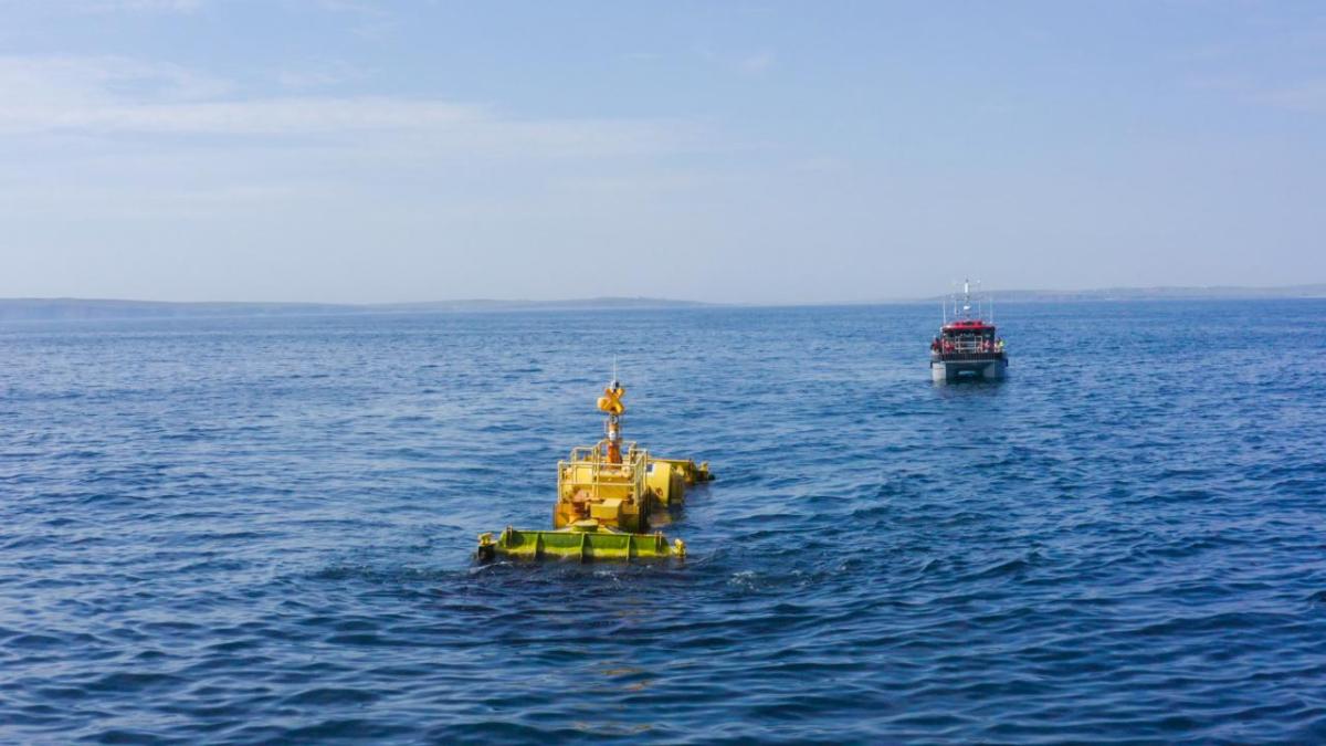 The RSP demonstration system in ocean