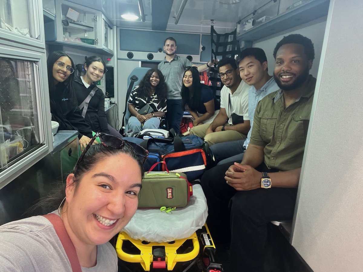 Students shown in an ER.