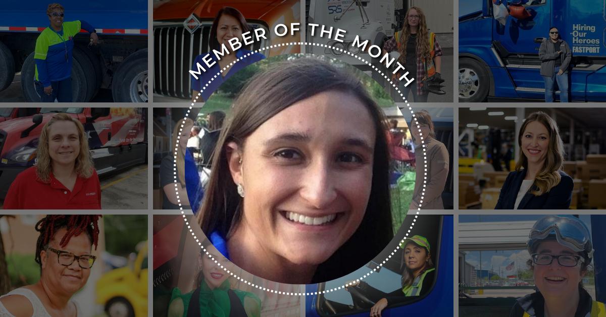 Kierra Meyer "Member of the Month" over a collage of others