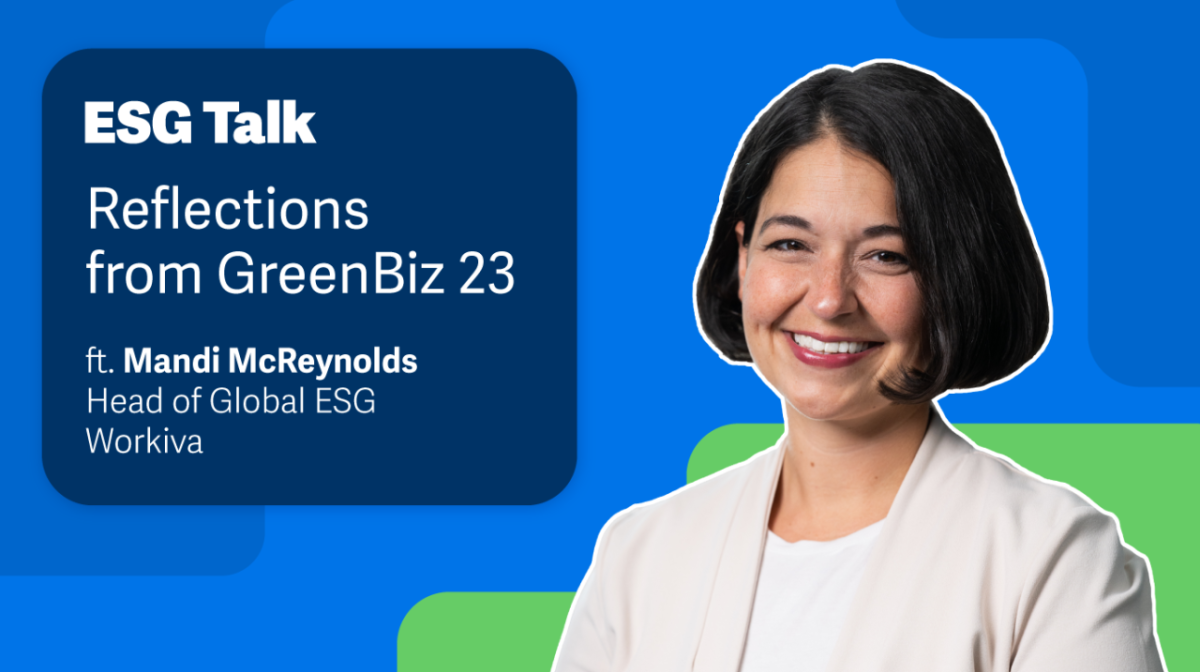 ESG Talk: Reflections from GreenBiz 23.