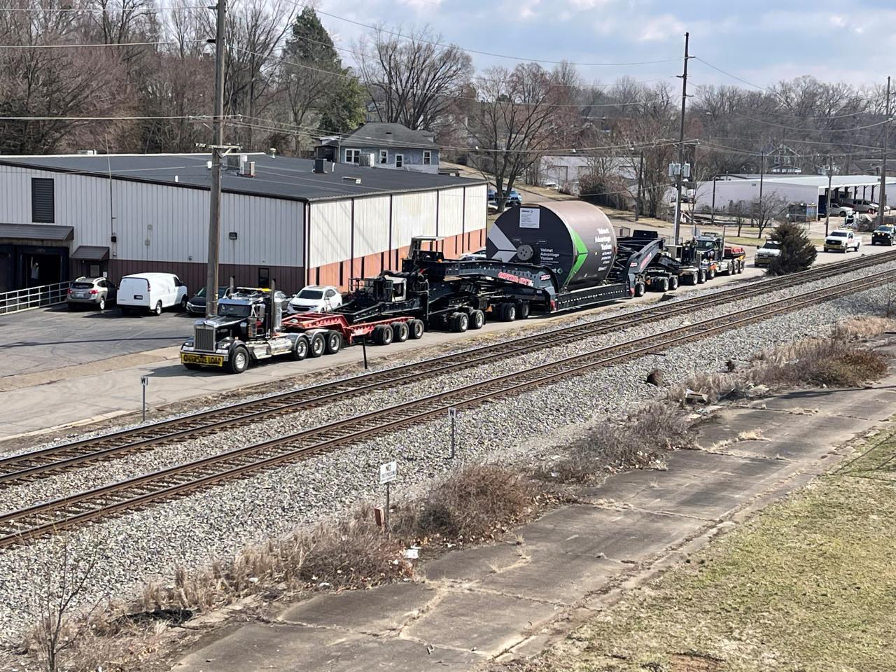 Yankee industrial dryer on its way to Sofidel factory