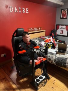 Daire with the gaming rig