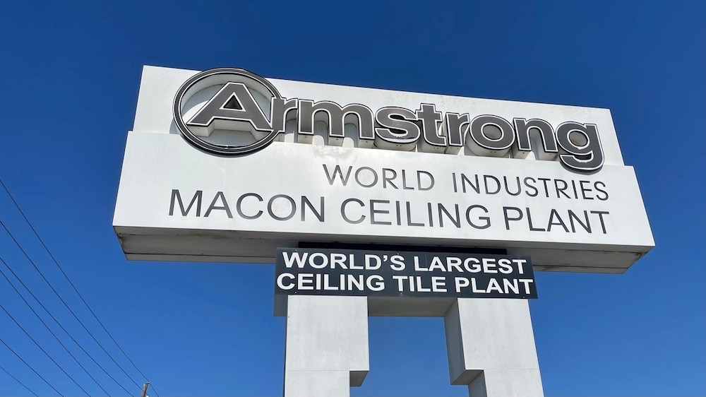 armstrong macon georgia plant partnership reduces waste