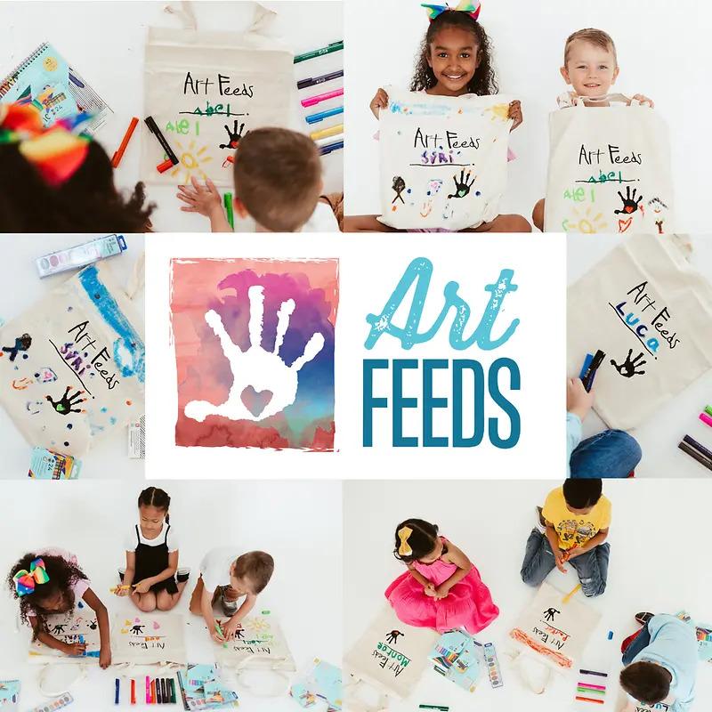 art feeds logo and children's artwork