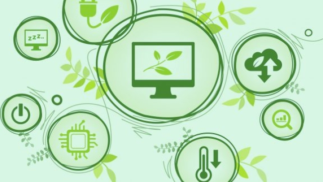 Illustration of green technology