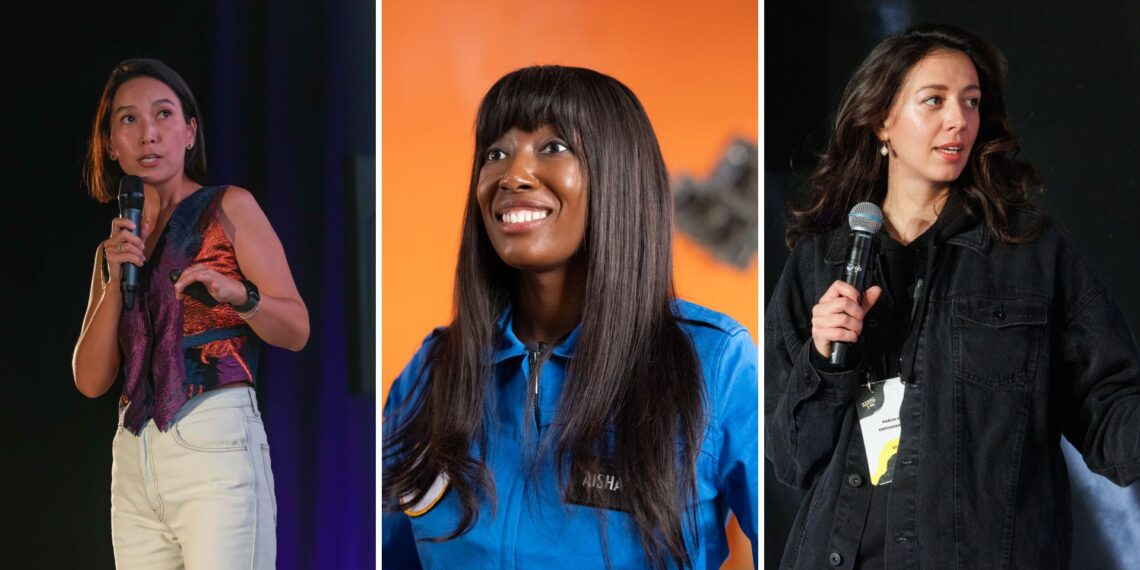collage of three women in STEM