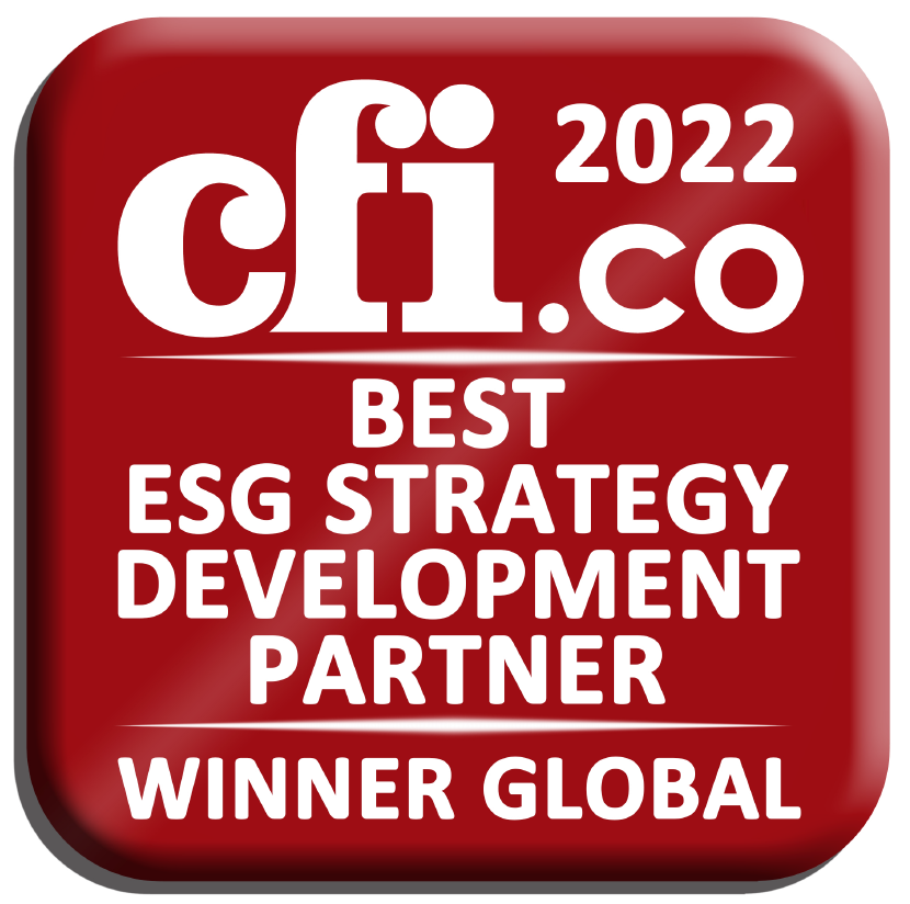 cfi.co 2022 Best ESG strategy Development Partner, Winner Global award